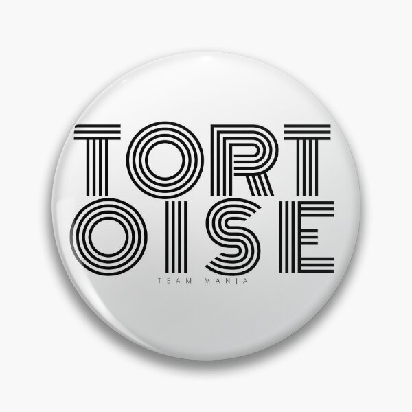 Item preview, Tortoise Block Letters in Black and White designed and sold by TeamManja.