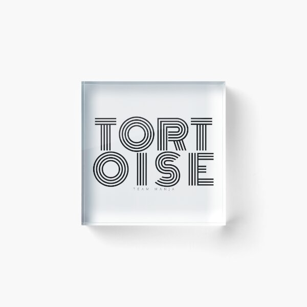 Item preview, Tortoise Block Letters in Black and White designed and sold by TeamManja.