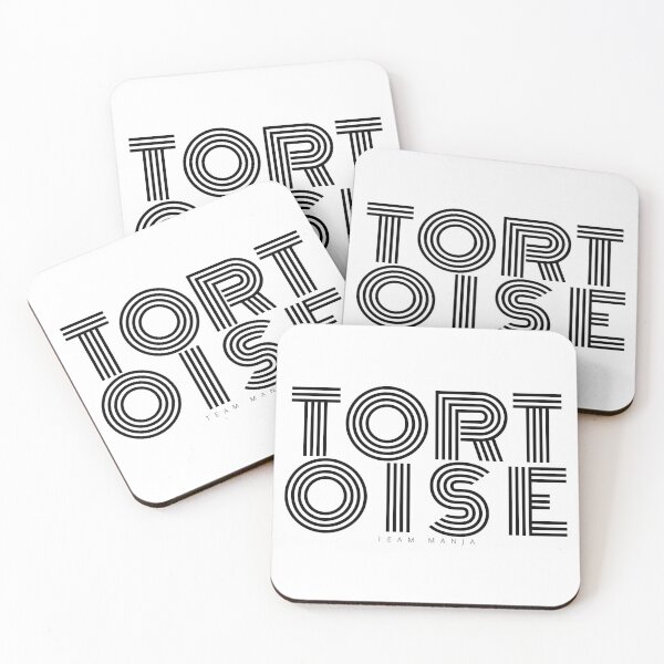 Item preview, Tortoise Block Letters in Black and White designed and sold by TeamManja.