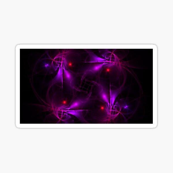 digital abstract fractal design Sticker