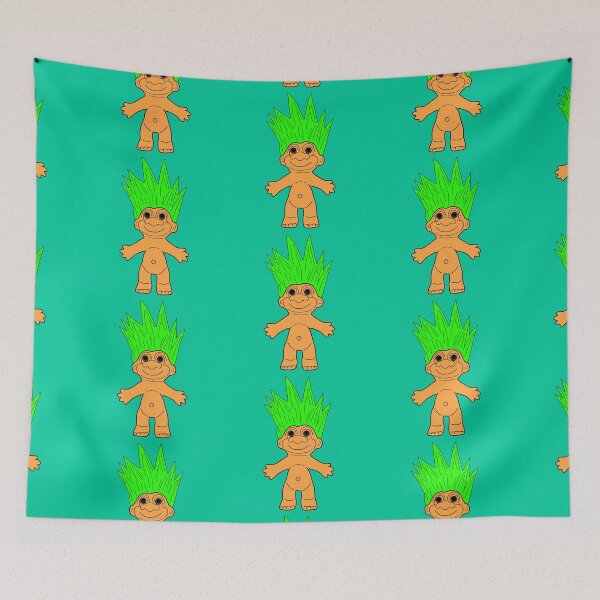 Item preview, troll doll green designed and sold by MDLAD.
