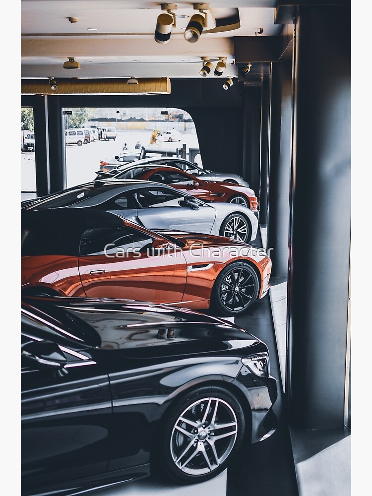 Cars in Line For Sale Poster