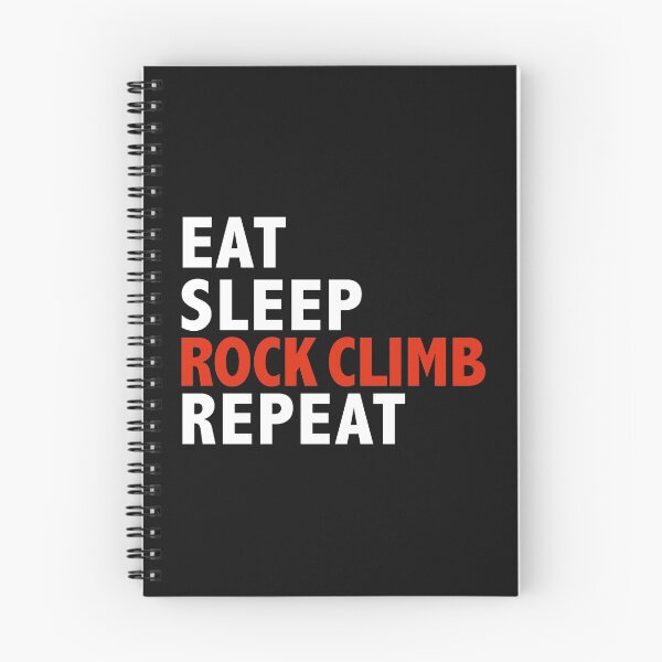 Item preview, Eat Sleep Rock Climb Repeat Climber Mountaineer designed and sold by losttribe.