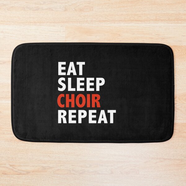 Item preview, Eat Sleep Choir Repeat  Glee Club Singing Singer designed and sold by losttribe.