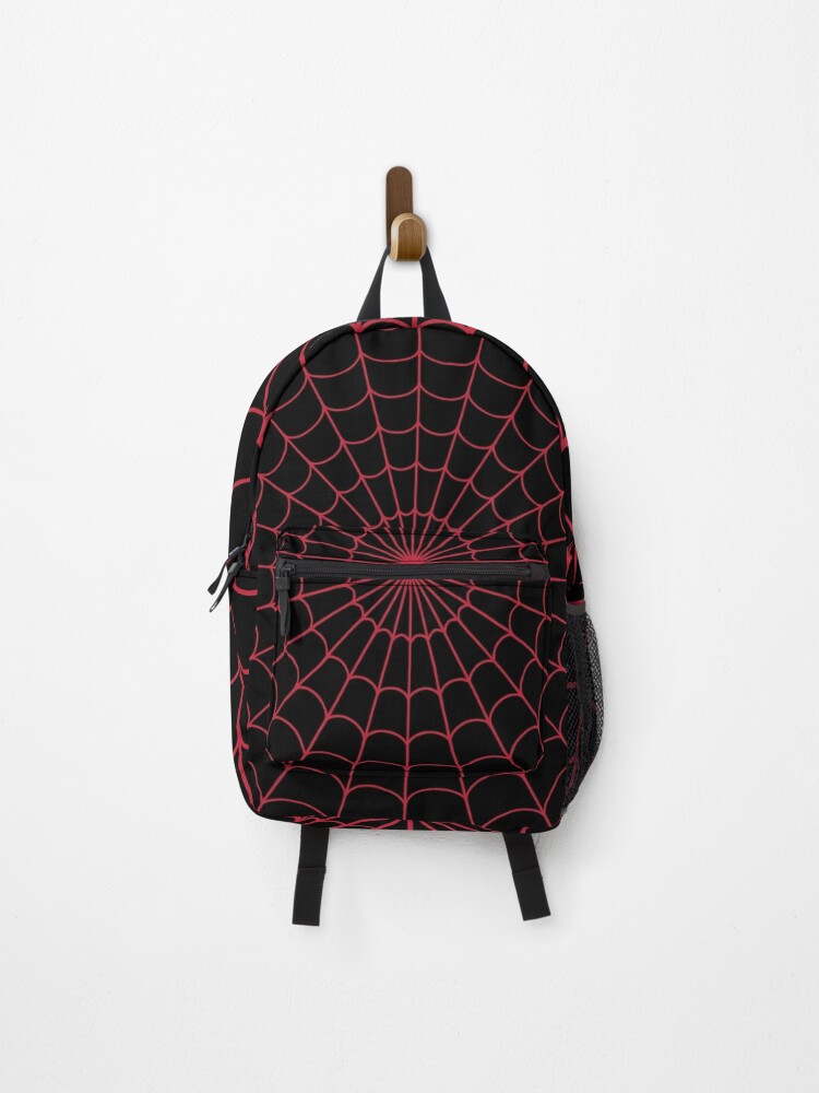 Spider Web - Black & Red Backpack for Sale by theflatfaces