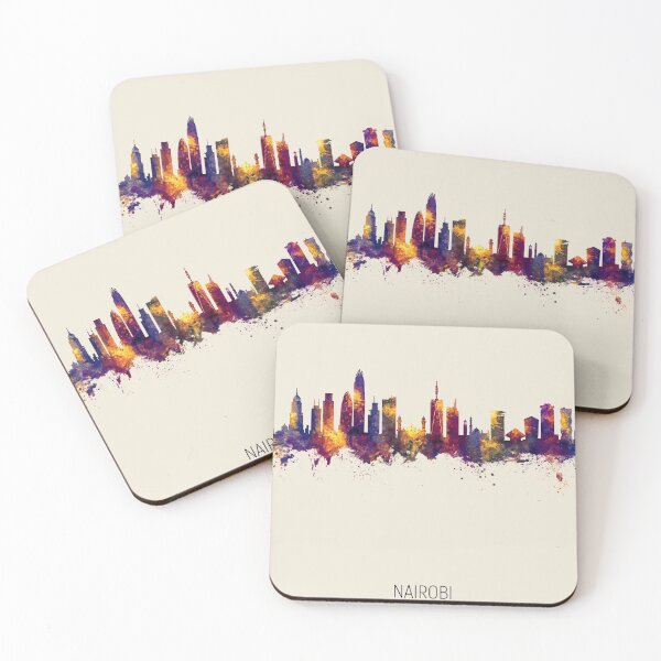 Item preview, Nairobi Kenya Skyline designed and sold by ArtPrints.
