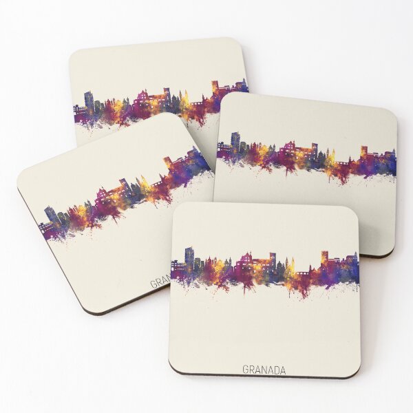Item preview, Granada Spain Skyline designed and sold by ArtPrints.
