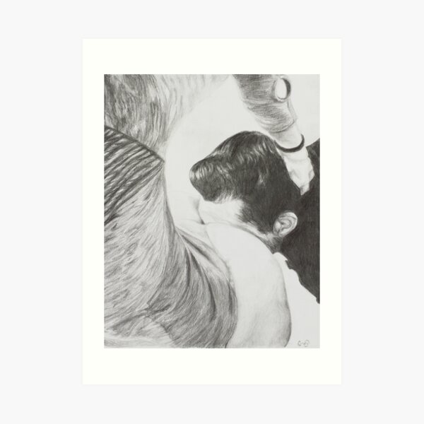 Know Your Place ~ Fetish Pencil Drawing Art Print