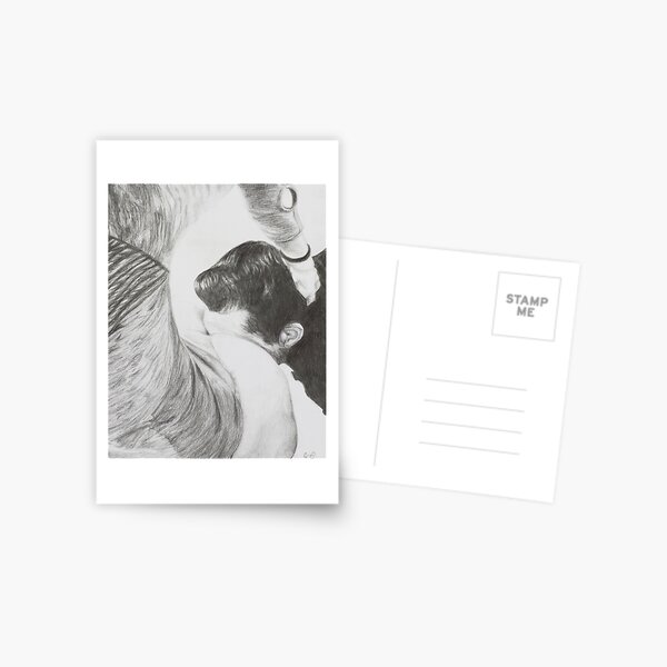 Know Your Place ~ Fetish Pencil Drawing Postcard