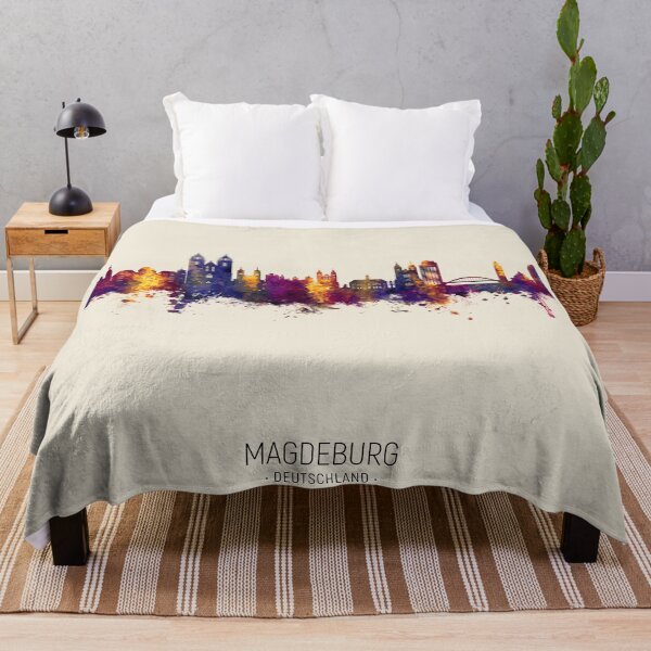 Item preview, Magdeburg Germany Skyline designed and sold by ArtPrints.