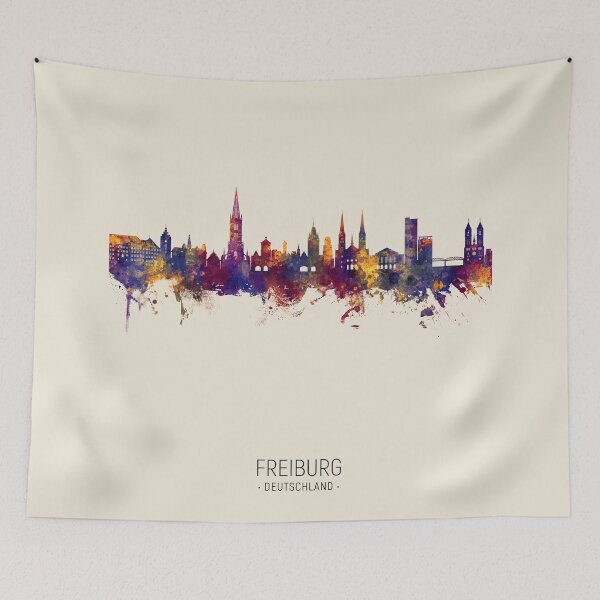 Item preview, Freiburg Germany Skyline designed and sold by ArtPrints.