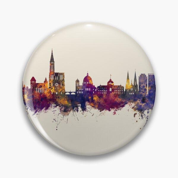Item preview, Strasbourg France Skyline designed and sold by ArtPrints.