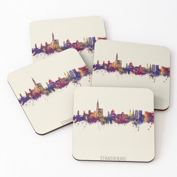 Item preview, Strasbourg France Skyline designed and sold by ArtPrints.