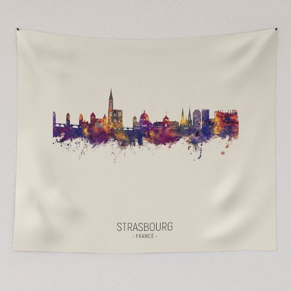 Item preview, Strasbourg France Skyline designed and sold by ArtPrints.