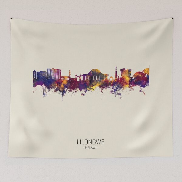 Item preview, Lilongwe Malawi Skyline designed and sold by ArtPrints.