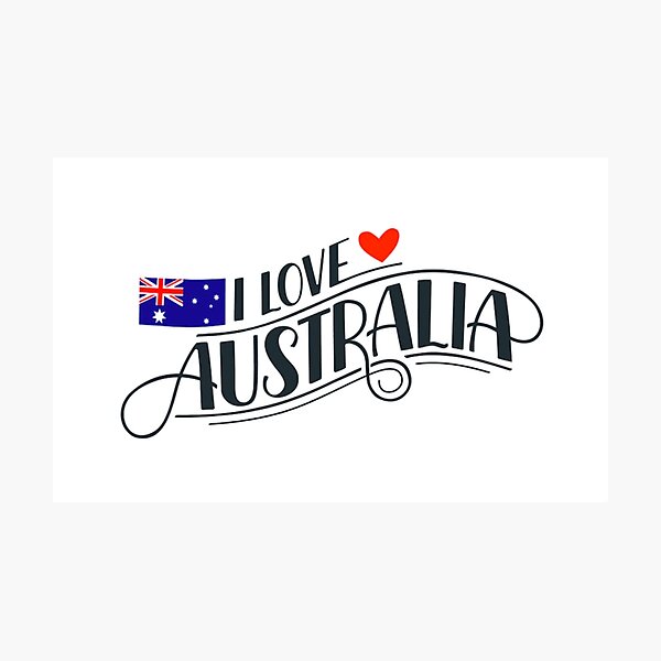 Artikelvorschau, Ich liebe Australien entworfen und verkauft von Rupsh.