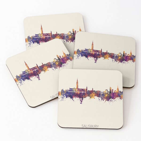 Item preview, Salisbury England Skyline designed and sold by ArtPrints.