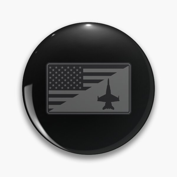Item preview, F/A-18 Hornet US Flag Patch (subdued) designed and sold by StrongVlad.