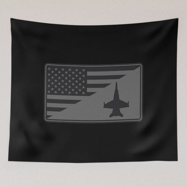 Item preview, F/A-18 Hornet US Flag Patch (subdued) designed and sold by StrongVlad.