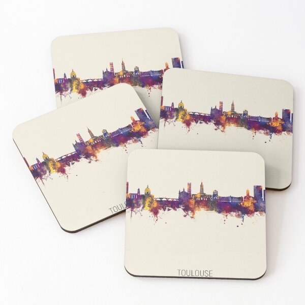Item preview, Toulouse France Skyline designed and sold by ArtPrints.