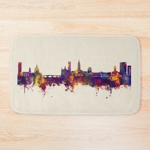 Item preview, Toulouse France Skyline designed and sold by ArtPrints.