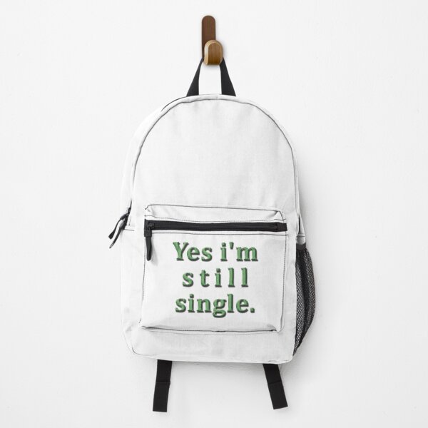 Item preview, Illustration with graphic text: "Yes, I'm still single." designed and sold by Richter-20.