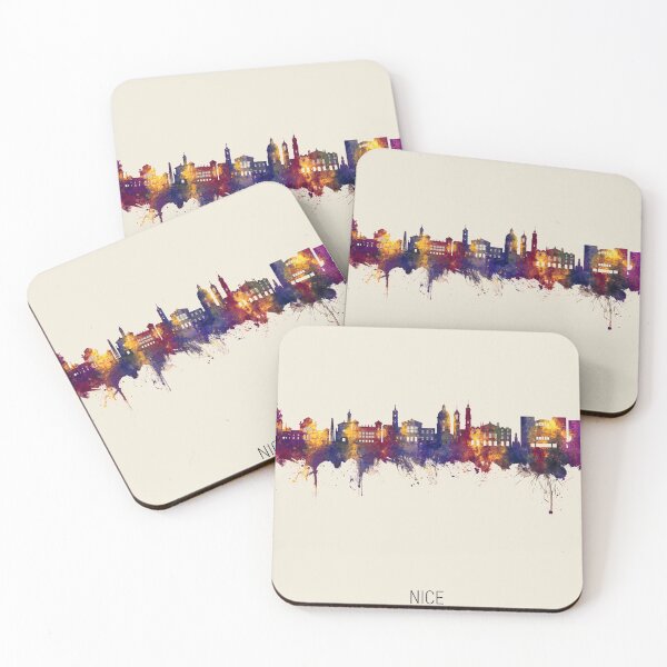 Item preview, Nice France Skyline designed and sold by ArtPrints.