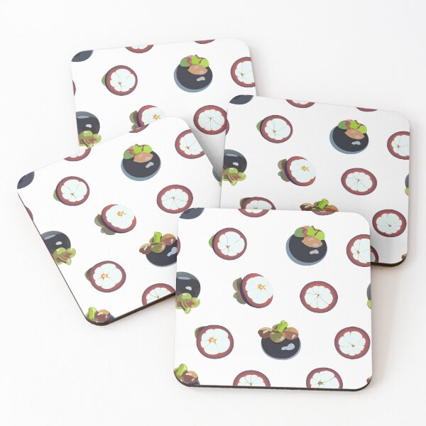 Item preview, Mangosteen Vector Art Seamless designed and sold by PurpleTank.