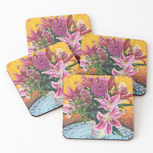 Item preview, Flowers, mixed media, "Golden Granny Flowers" designed and sold by Josh De Pasquale.