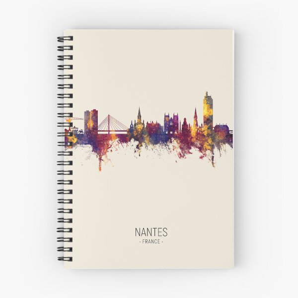 Item preview, Nantes France Skyline designed and sold by ArtPrints.