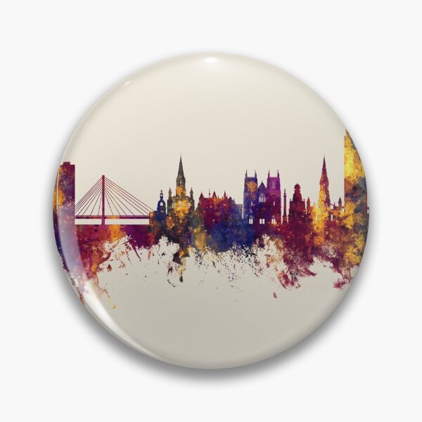 Item preview, Nantes France Skyline designed and sold by ArtPrints.