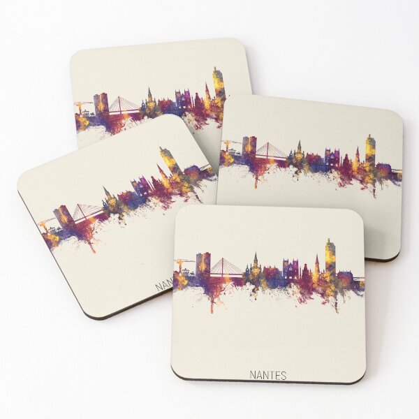 Item preview, Nantes France Skyline designed and sold by ArtPrints.