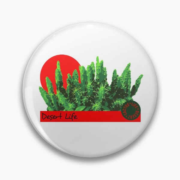 Item preview, Desert Life Cactus Vibrant Red Design designed and sold by DesignByMartinH.