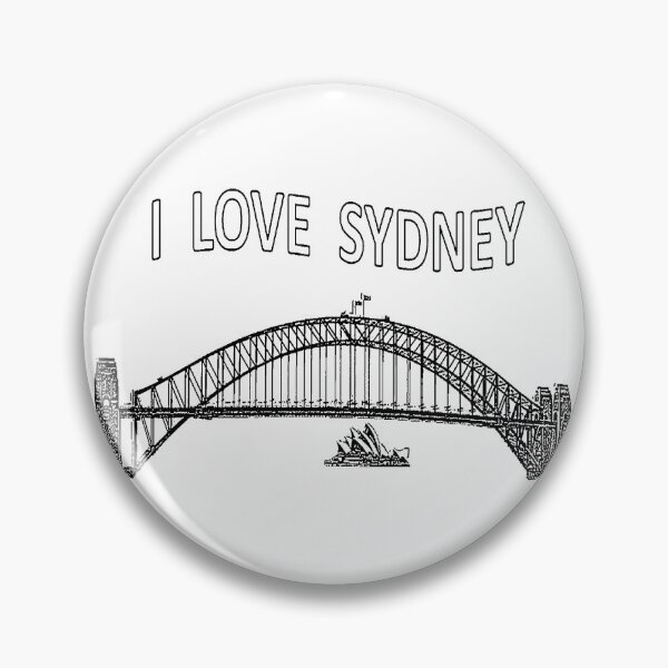 Item preview, I LOVE SYDNEY (Black writing) designed and sold by C J Lewis.
