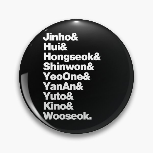 Item preview, Pentagon & members names designed and sold by lovely-day.