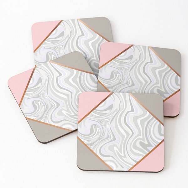 Artikelvorschau, Hintergrundmuster aus rosa und grauem Marmor entworfen und verkauft von ItsNikkiArts.