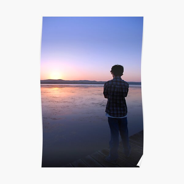 Staring at the Sunset Poster