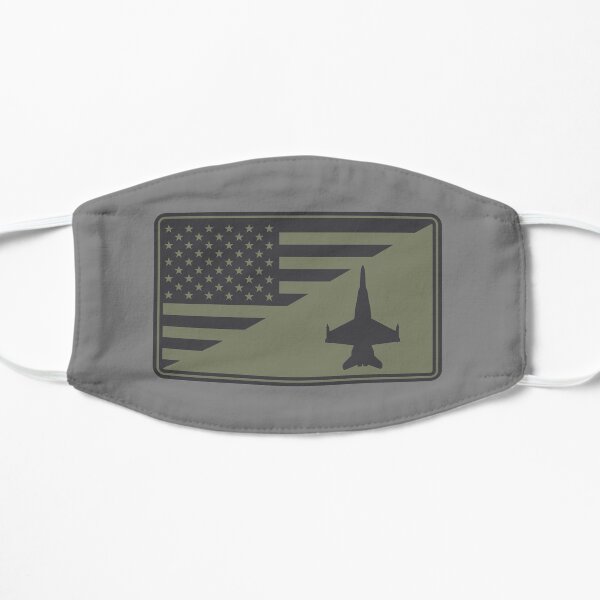 F/A-18 Hornet US Flag Patch (subdued) Flat Mask