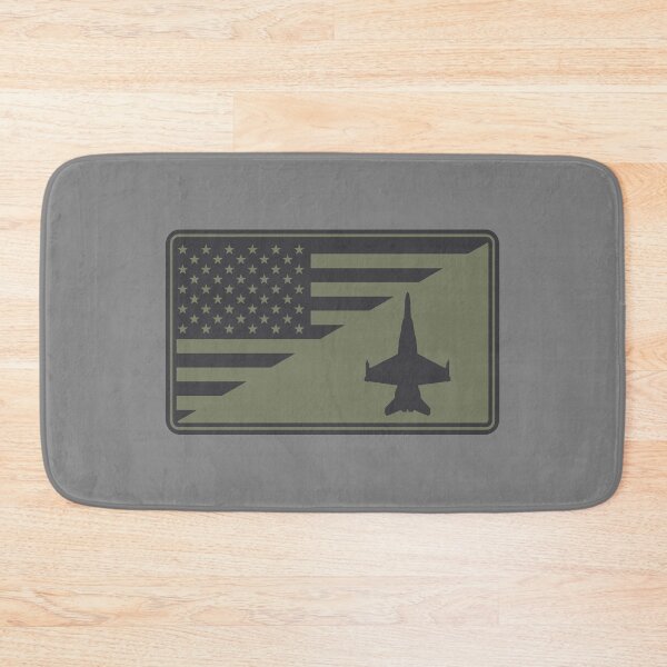 Item preview, F/A-18 Hornet US Flag Patch (subdued) designed and sold by StrongVlad.