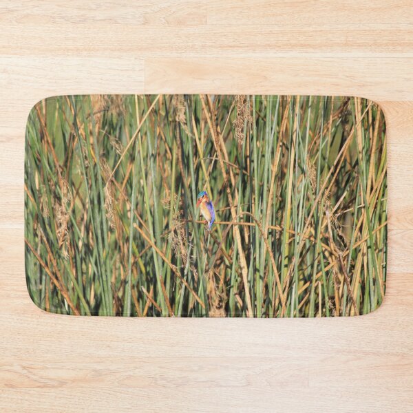 Item preview, Bismarck kingfisher in the reeds designed and sold by EstelleRossetti.