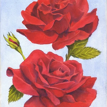 Artwork thumbnail, Two Roses by FranEvans