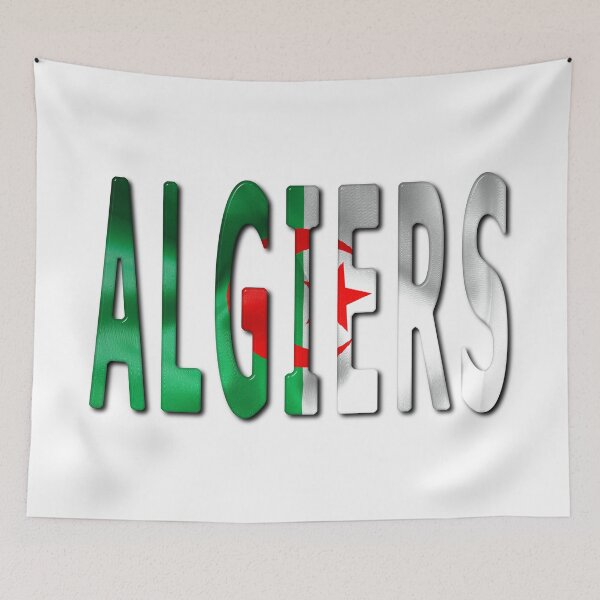Item preview, Algiers Word With Flag Texture designed and sold by MarkUK97.