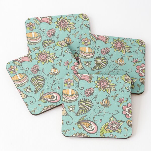 Item preview, Doodle Floral Seamless designed and sold by PurpleTank.