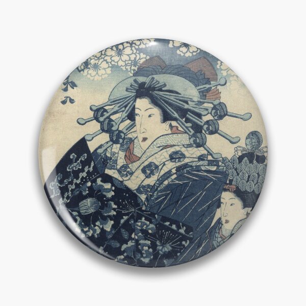 Item preview, Utagawa Kunisada - The Courtesan Hanao Of Ogi-Ya designed and sold by vakashop.