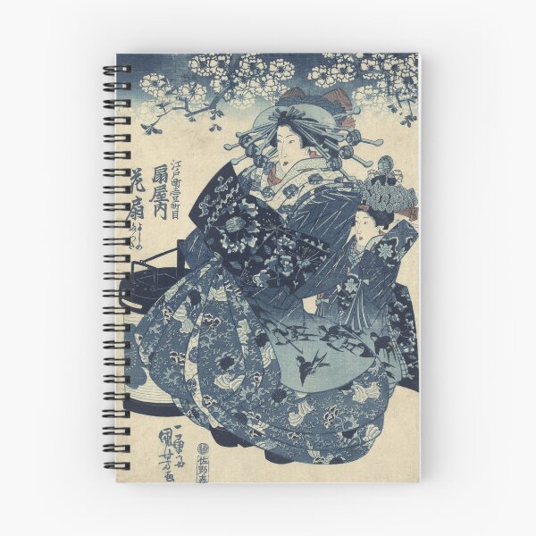 Item preview, Utagawa Kunisada - The Courtesan Hanao Of Ogi-Ya designed and sold by vakashop.