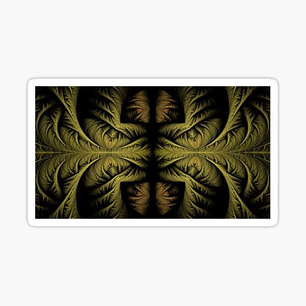 knight digital abstract fractal design Sticker