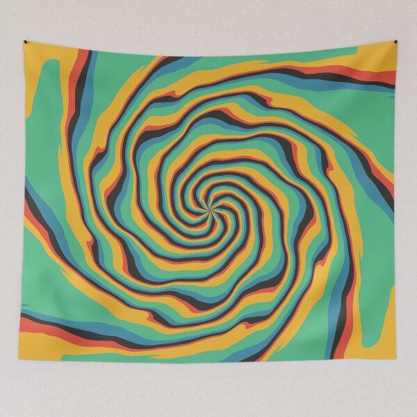 Item preview, Retro Twirl Abstract art designed and sold by trajeado14.