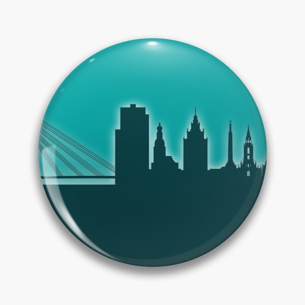 Item preview, Riga Latvia Skyline designed and sold by ArtPrints.