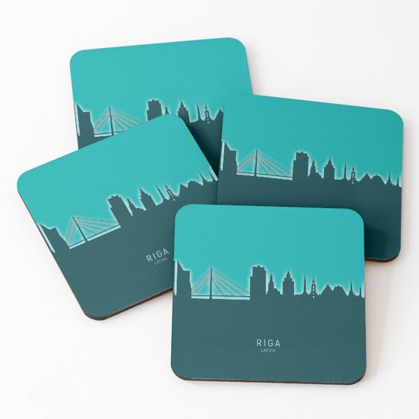 Item preview, Riga Latvia Skyline designed and sold by ArtPrints.