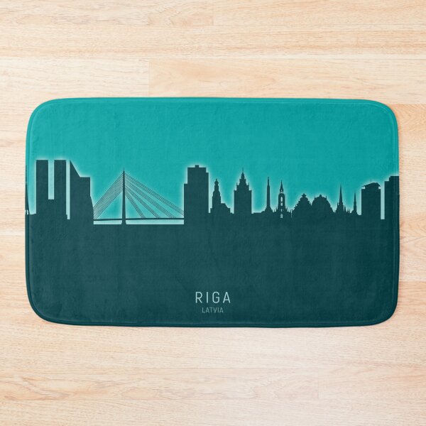 Item preview, Riga Latvia Skyline designed and sold by ArtPrints.